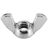 1/4-20 WING NUT-COLD FORGED ZP